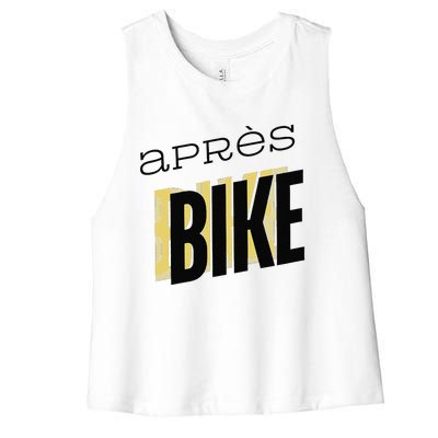 Ride Hard Chill Harder AprèS Bike Effects Women's Racerback Cropped Tank