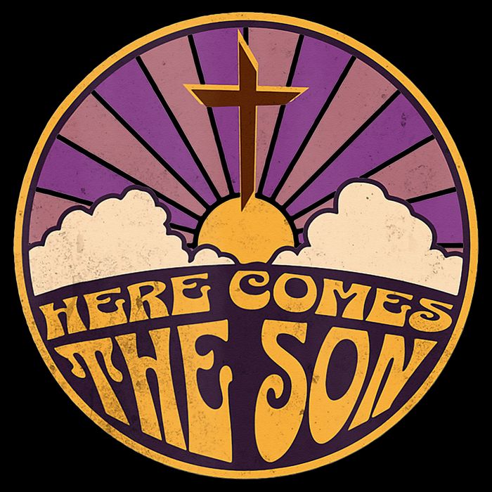Retro Here Comes The Son Jesus People Revolution Christian Impact Tech Backpack
