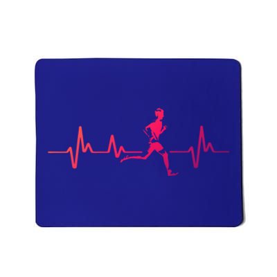 Running Heartbeat Cross Country Running Gift Gift Mousepad