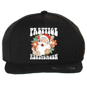 Retro Holland Christmas Dutch Santa Xmas Prettige Kerstdagen Gift Wool Snapback Cap