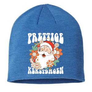 Retro Holland Christmas Dutch Santa Xmas Prettige Kerstdagen Gift Sustainable Beanie