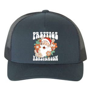 Retro Holland Christmas Dutch Santa Xmas Prettige Kerstdagen Gift Yupoong Adult 5-Panel Trucker Hat