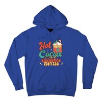 Retro Hot Cocoa And Christmas Movies Matching Family Xmas Meaningful Gift Hoodie