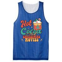 Retro Hot Cocoa And Christmas Movies Matching Family Xmas Meaningful Gift Mesh Reversible Basketball Jersey Tank