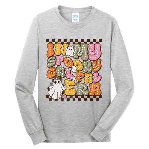 Retro Halloween Cute Ghost Spooky Gal Pal Era Tall Long Sleeve T-Shirt