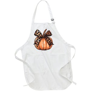 Retro Halloween Coquette Bow Full-Length Apron With Pockets