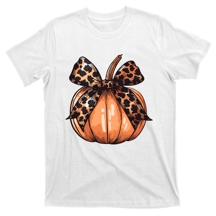 Retro Halloween Coquette Bow T-Shirt