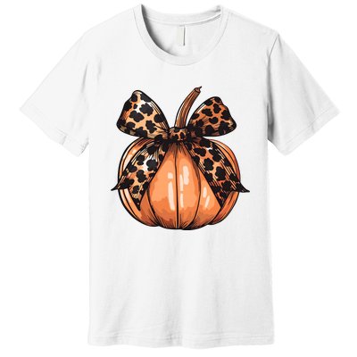 Retro Halloween Coquette Bow Premium T-Shirt