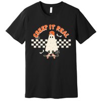 Retro Halloween Creep It Real Vintage Ghost Halloween Premium T-Shirt