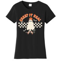 Retro Halloween Creep It Real Vintage Ghost Halloween Women's T-Shirt