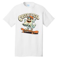 Retro Halloween Creep It Real Vintage Ghost Halloween Tall T-Shirt