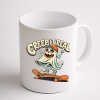 Retro Halloween Creep It Real Vintage Ghost Halloween Coffee Mug