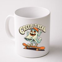 Retro Halloween Creep It Real Vintage Ghost Halloween Coffee Mug