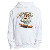 Retro Halloween Creep It Real Vintage Ghost Halloween Urban Pullover Hoodie