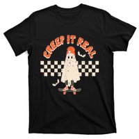 Retro Halloween Creep it Real Vintage Ghost Halloween T-Shirt