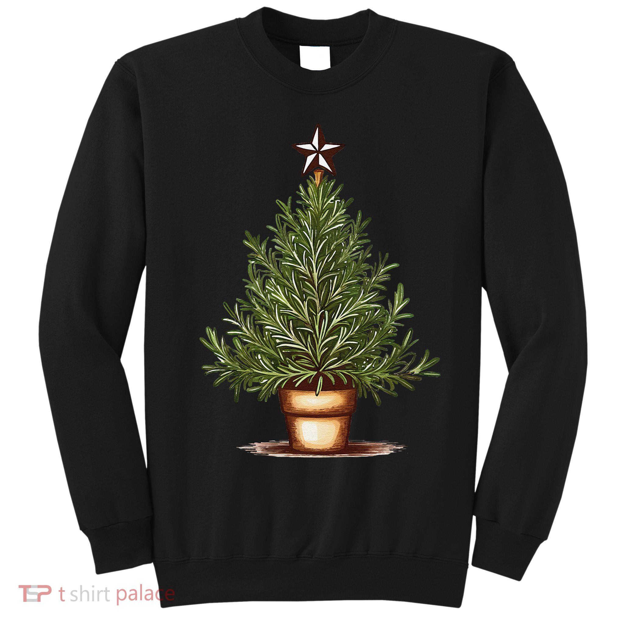 Rosemary Herb Christmas Tree Sweatshirt