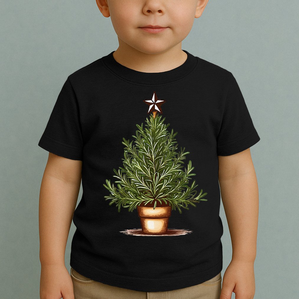 Rosemary Herb Christmas Tree Toddler T-Shirt