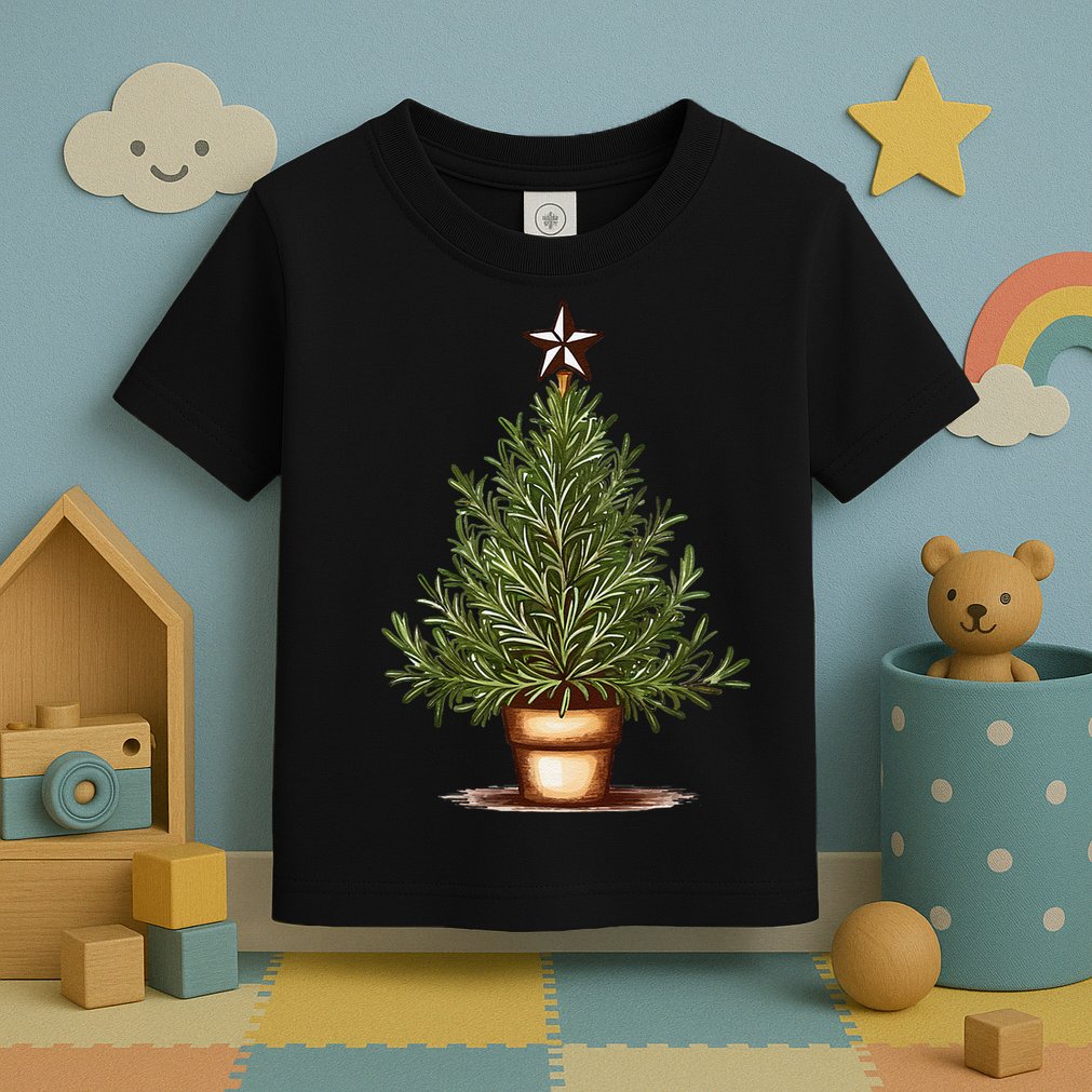 Rosemary Herb Christmas Tree Toddler T-Shirt