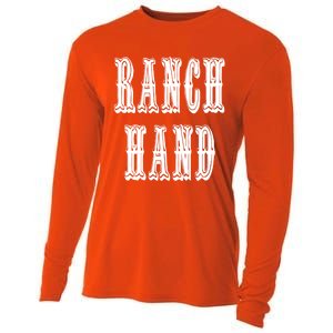 Ranch Hand Cute Gift Cooling Performance Long Sleeve Crew