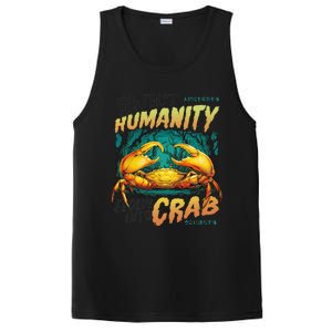 Reject Humanity Crab Horror Crab Horror Funny Meme PosiCharge Competitor Tank