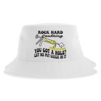 Rock Hard Caulking Services You Got A Hole Let Me Put Caulk Sustainable Bucket Hat