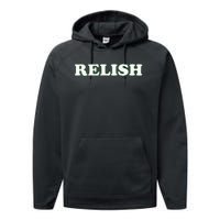 Relish Halloween Couples Costume Pretend IM Relish Performance Fleece Hoodie