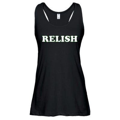 Relish Halloween Couples Costume Pretend IM Relish Ladies Essential Flowy Tank