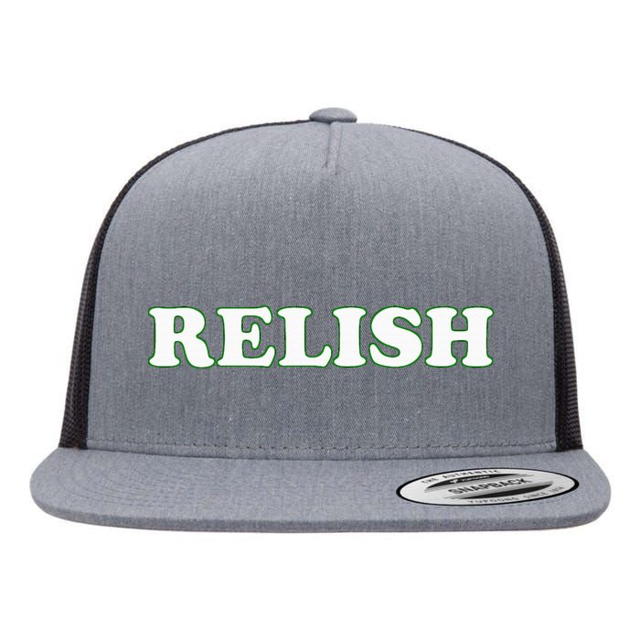 Relish Halloween Couples Costume Pretend IM Relish Flat Bill Trucker Hat