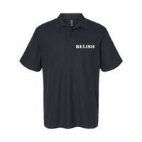 Relish Halloween Couples Costume Pretend IM Relish Softstyle Adult Sport Polo