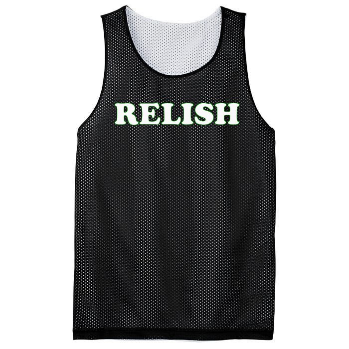 Relish Halloween Couples Costume Pretend IM Relish Mesh Reversible Basketball Jersey Tank