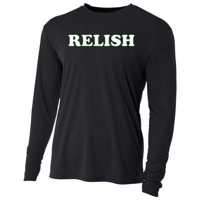 Relish Halloween Couples Costume Pretend IM Relish Cooling Performance Long Sleeve Crew