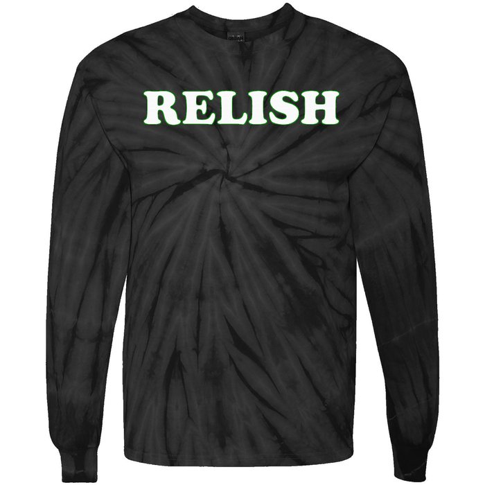 Relish Halloween Couples Costume Pretend IM Relish Tie-Dye Long Sleeve Shirt