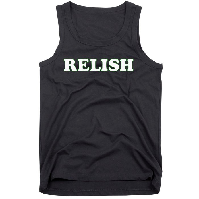 Relish Halloween Couples Costume Pretend IM Relish Tank Top