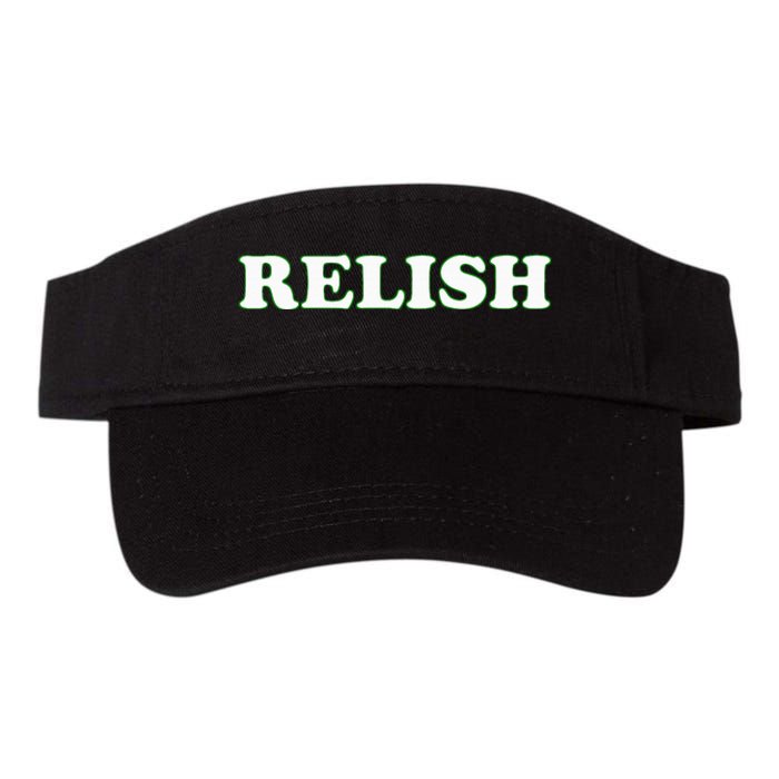 Relish Halloween Couples Costume Pretend IM Relish Valucap Bio-Washed Visor