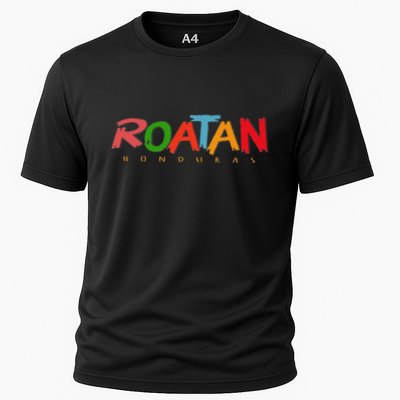 Roatan Honduras Colorful Sign Souvenir Performance Shirt