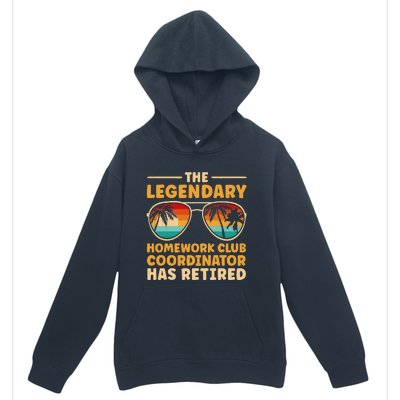 Retirement Homework Club Coordinator Retired Urban Pullover Hoodie