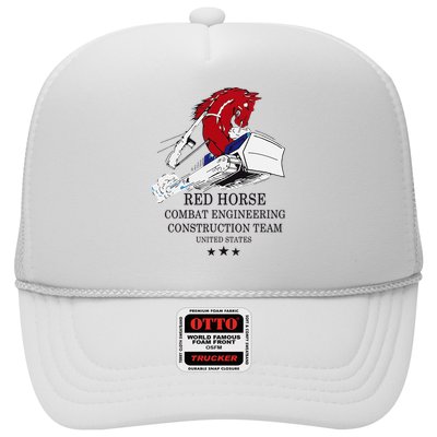 Red Horse Combat Engineer Us Military Trucker Hat