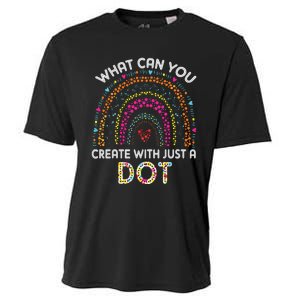 Rainbow Happy Dot Day Teacher Cooling Performance Crew T-Shirt