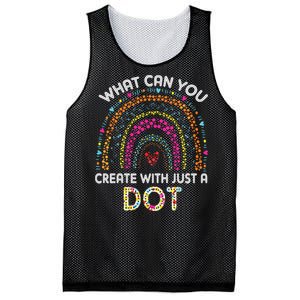 Rainbow Happy Dot Day Teacher Mesh Reversible Basketball Jersey Tank