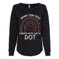 Rainbow Happy Dot Day Teacher Womens California Wash Sweatshirt