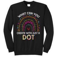 Rainbow Happy Dot Day Teacher Tall Sweatshirt