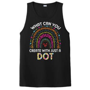 Rainbow Happy Dot Day Teacher PosiCharge Competitor Tank