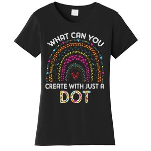 Rainbow Happy Dot Day Teacher Women's T-Shirt