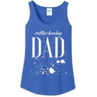 Roller Hockey Dad Game Day Biggest Fan Proud Parent Gift Ladies Essential Tank