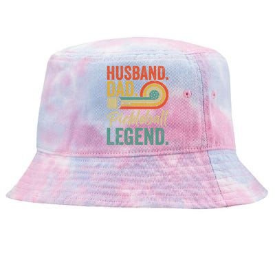 Retro Husband Dad Pickleball Legend Daddy Fathers Day Great Gift Tie-Dyed Bucket Hat