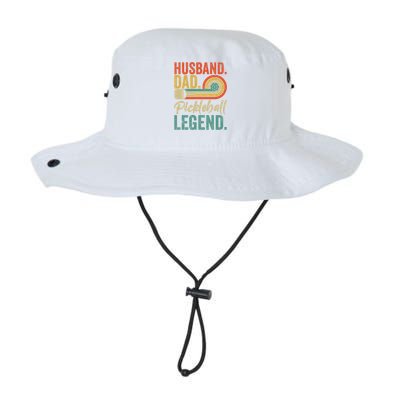 Retro Husband Dad Pickleball Legend Daddy Fathers Day Great Gift Legacy Cool Fit Booney Bucket Hat