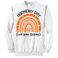 Rainbow Harmony Day Everyone Belongs Sweatshirt