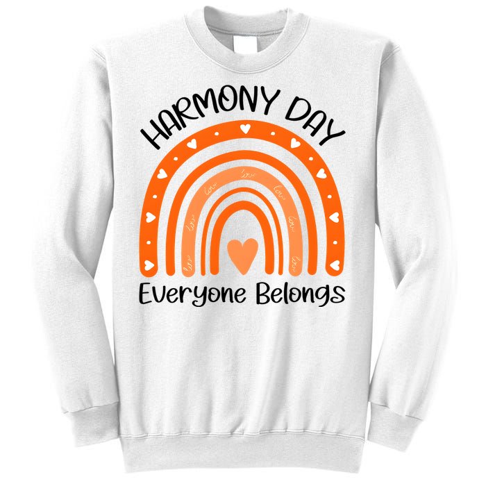 Rainbow Harmony Day Everyone Belongs Sweatshirt