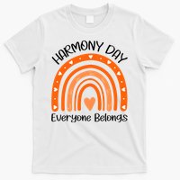 Rainbow Harmony Day Everyone Belongs T-Shirt