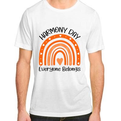 Rainbow Harmony Day Everyone Belongs Adult ChromaSoft Performance T-Shirt